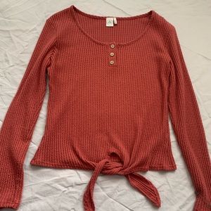 Cute boho pink sweater